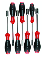7 Piece - 3/16 - 1/2 - SoftFinish® Cushion Grip Inch Nut Driver Set - Top Tool & Supply