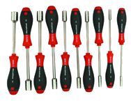 10 Piece - 3/16 - 5/8 - SoftFinish® Cushion Grip Inch Nut Driver Set - Top Tool & Supply