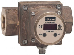 Parker - 3/4" FNPT Port Vortex Shedding Flowmeter - Exact Industrial Supply