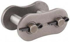 U.S. Tsubaki - 1-3/4" Pitch, ANSI 140, Cottered Roller Chain Connecting Link - For Use with Single Strand Chain - Top Tool & Supply