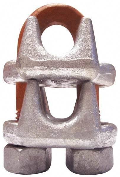 CM - 5/8" Piggyback Wedge Socket Clip - 9/16-12, 1.31" Between Centers, Galvanized - Top Tool & Supply