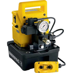 Enerpac - Power Hydraulic Pumps & Jacks Type: Electric Pressure Rating (psi): 10000 - Top Tool & Supply