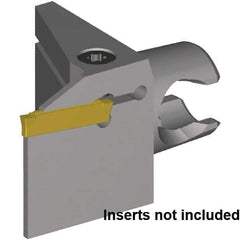 Kennametal - A4G0200M02P02B Insert, 30mm Head Length, 2mm Min Groove Width, Modular Grooving Blade Holder Head - Neutral Cut, System Size KM25, Series A4 - Top Tool & Supply