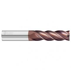 3/16 Dia. x 2-1/2 Overall Length 4-Flute .030 C/R Solid Carbide SE End Mill-Round Shank-Center Cut-FC20 - Top Tool & Supply