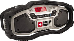 Porter-Cable - LED Worksite Radio - Powered by 120V AC 12V, 20V Max Batteries - Top Tool & Supply