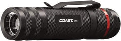 Coast Cutlery - White LED Bulb, 315 Lumens, Industrial/Tactical Flashlight - Black Aluminum Body, 3 AAA Batteries Included - Top Tool & Supply