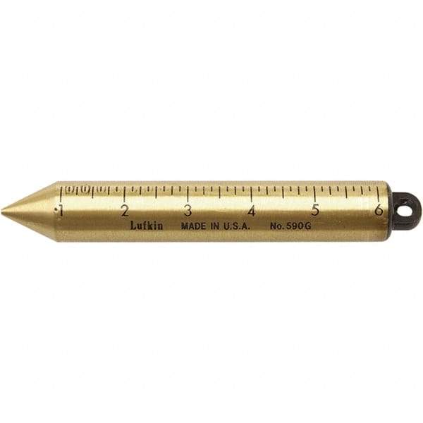 Lufkin - Plumb Bobs Weight (oz.): 20.00 Material: Brass - Top Tool & Supply