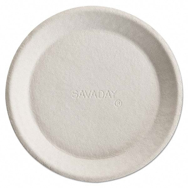 Chinet - Savaday Molded Fiber Plates, 10", Round, 500/Carton - Top Tool & Supply