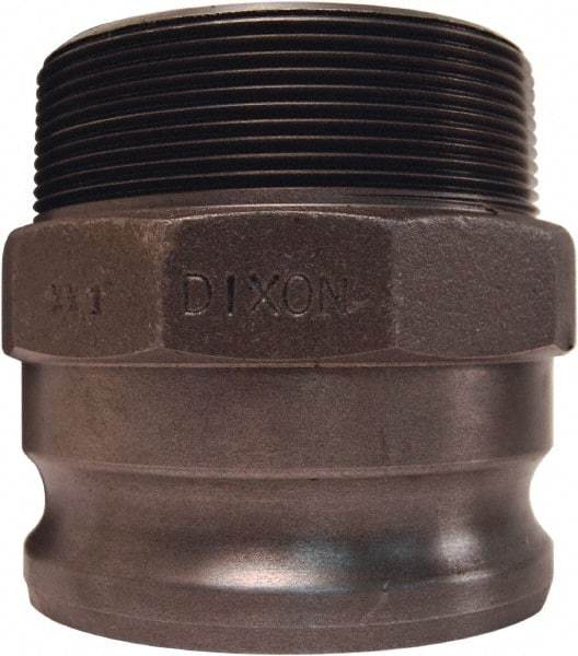 Dixon Valve & Coupling - 2" Malleable Iron Cam & Groove Suction & Discharge Hose Male Adapter Male NPT Thread - Part F, 2" Thread, 250 Max psi - Top Tool & Supply