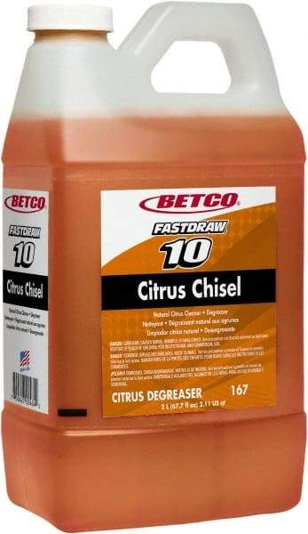 Betco - 2 L Bottle Cleaner/Degreaser - Liquid, Citrus - Top Tool & Supply