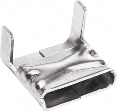 IDEAL TRIDON - Stainless Steel Banding Strap Buckle - 3/4" Wide x 0.02" Thick - Top Tool & Supply