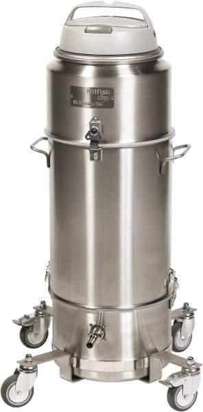 Nilfisk - 3.25 Gal, Stainless Steel Tank, Wet, Mercury Vacuum Cleaner - 10 Amps - Top Tool & Supply