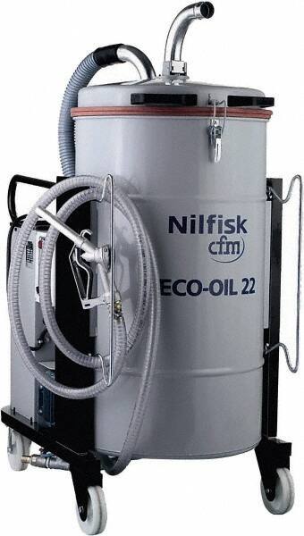 Nilfisk - 48 Gal, Painted Steel Tank, Wet, Machine Shop Vacuum Cleaner - 11.4 Amps - Top Tool & Supply