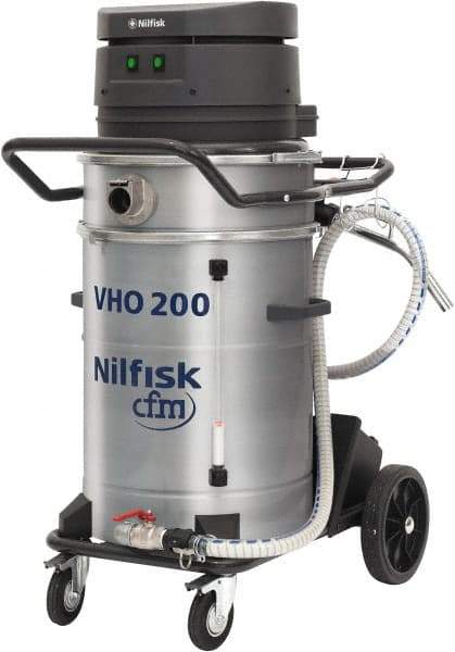 Nilfisk - 14 Gal, Painted Steel Tank, Dry, Machine Shop Vacuum Cleaner - 13.3 Amps - Top Tool & Supply