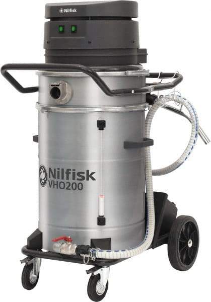 Nilfisk - 14 Gal, Painted Steel Tank, Dry, Machine Shop Vacuum Cleaner - 13.3 Amps - Top Tool & Supply