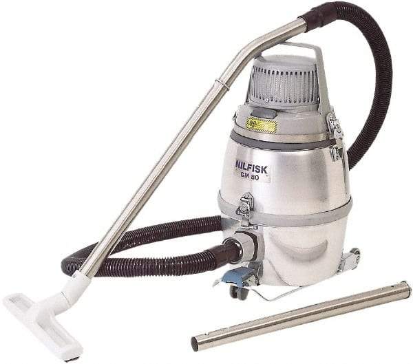 Nilfisk - 3.24 Gal, Aluminum Tank, Dry, Clean Room Vacuum Cleaner - 1.5 hp, 10 Amps - Top Tool & Supply