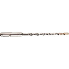 6mm Diam, SDS-Plus Shank, Carbide-Tipped Rotary & Hammer Drill Bit 250mm Usable Length, 310mm OAL, Spear Cutting Shape