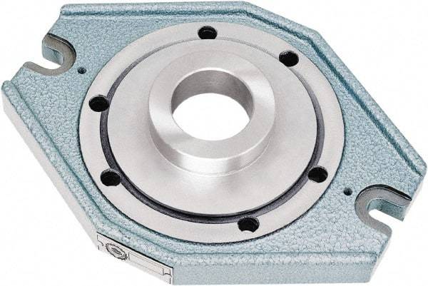 Bison - Adapter Back Plate for 8" Diam Self Centering Lathe Chucks - Plain Back Mount - Top Tool & Supply