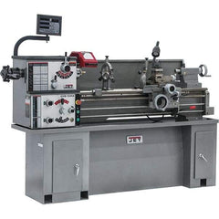 Jet - 13" Swing, 43" Between Centers, 230 Volt, Single Phase Bench Lathe - 2 hp, 70 to 2,000 RPM, 1-3/8" Bore Diam, 30" Deep x 28-1/2" High x 79" Long - Top Tool & Supply