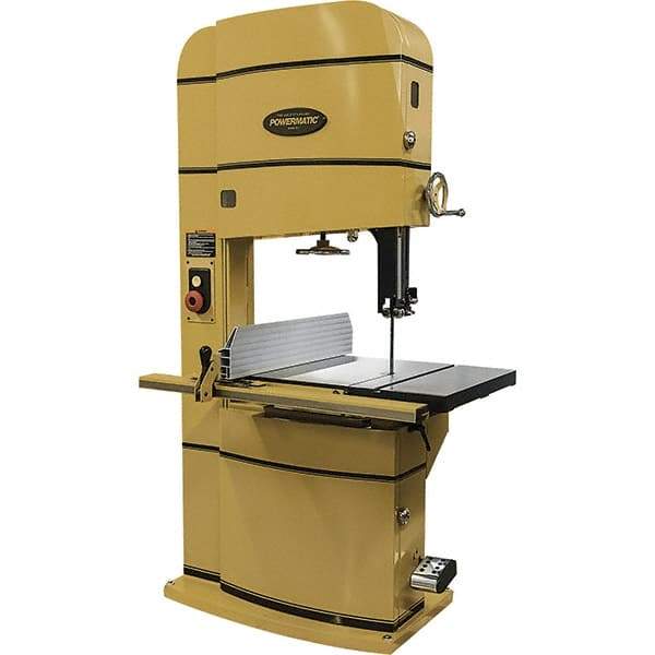 Powermatic - 24" Throat Capacity, Step Pulley Vertical Bandsaw - 2,500/4,800 SFPM, 5 hp, Three Phase - Top Tool & Supply