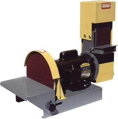 Kalamazoo - 36" Long x 4" Wide Belt, 10" Diam, Combination Sanding Machine - 1/2 hp, Single Phase - Top Tool & Supply