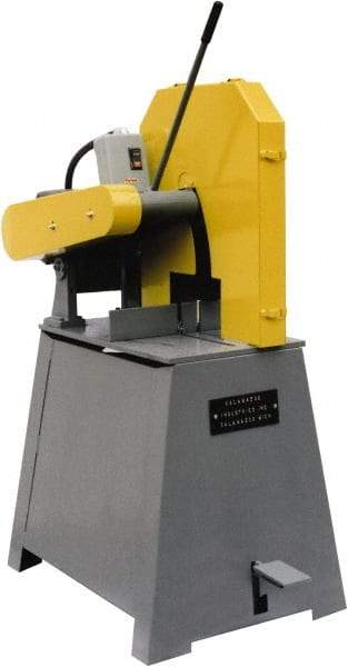 Kalamazoo - 20" Blade Diam, 1" Arbor Hole, Straight Chop & Cutoff Saw - 2,500 RPM, 15 hp, 220/440 Volts, 3 Phase - Top Tool & Supply