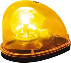 Buyers Products - 90 FPM, Magnetic Mount Emergency Revolving Warning Light Assembly - Powered by 12 Volts, Amber - Top Tool & Supply