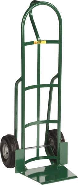 Little Giant - 800 Lb Capacity 49" OAH Hand Truck - 13-1/2 x 16" Base Plate, Loop Handle, Steel, Pneumatic Wheels - Top Tool & Supply