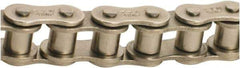 Tritan - 1-1/2" Pitch, ANSI 120, Single Strand Roller Chain - Chain No. 120NP, 28,551 Lb. Capacity, 10 Ft. Long, 7/8" Roller Diam, 1" Roller Width - Top Tool & Supply