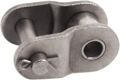 Tritan - 1/4" Pitch, ANSI 25, Roller Chain Offset Link - For Use with Single Strand Chain - Top Tool & Supply