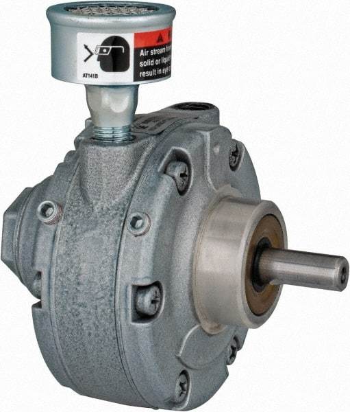 Gast - 3/4 hp Counterclockwise Hub Air Actuated Motor - 3,000 Max RPM, 1.13" Shaft Length, 4.94" OAL, 1/2" Shaft Diam - Top Tool & Supply