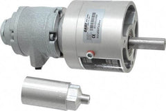 Gast - 1/3 hp Reversible Face Air Actuated Motor - 15:1 Gear Ratio, 400 Max RPM, 7.31" OAL, 1/2" Shaft Diam - Top Tool & Supply