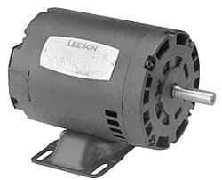 Leeson - 2 Max hp, 3,450 Max RPM, Electric AC DC Motor - 115, 208, 230 V Input, Single Phase, 56H Frame - Top Tool & Supply