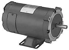 Leeson - 1/3 Max hp, 1,800 Max RPM, Electric AC DC Motor - 12 V Input, 56C Frame - Top Tool & Supply