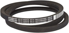 Continental ContiTech - Section 5V, 71" Outside Length, V-Belt - Fiber Reinforced Wingprene Rubber, HY-T Wedge MatchmakerEnvelope, No. 5V710 - Top Tool & Supply