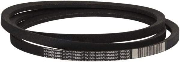 Continental ContiTech - Section 5V, 100" Outside Length, V-Belt - Fiber Reinforced Wingprene Rubber, HY-T Wedge MatchmakerEnvelope, No. 5V1000 - Top Tool & Supply