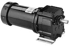 Leeson - 1/15 Max hp, 30 Max RPM, Electric AC DC Motor - 115 V Input, Single Phase, 38D Frame - Top Tool & Supply