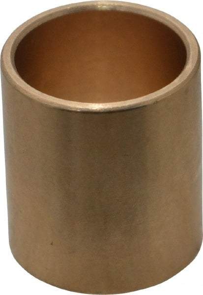 Made in USA - 3/4" Inside x 7/8" Outside Diam, Cast Bronze Sleeve Bearing - 1" OAL - Top Tool & Supply