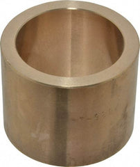 Made in USA - 1-3/4" Inside x 2-1/4" Outside Diam, Cast Bronze Sleeve Bearing - 1-3/4" OAL - Top Tool & Supply