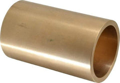 Made in USA - 2-1/2" Inside x 3" Outside Diam, Cast Bronze Sleeve Bearing - 5" OAL - Top Tool & Supply