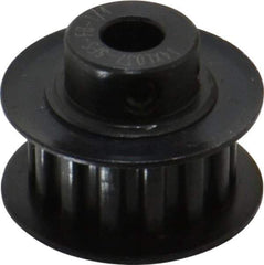 Power Drive - 14 Tooth, 1/4" Inside x 0.871" Outside Diam, Timing Belt Pulley - 1/4, 3/8" Belt Width, 0.891" Pitch Diam, Steel & Cast Iron - Top Tool & Supply