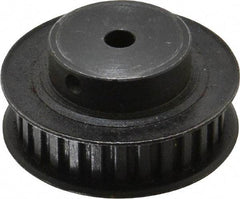 Power Drive - 28 Tooth, 1/4" Inside x 1.763" Outside Diam, Timing Belt Pulley - 1/4, 3/8" Belt Width, 1.783" Pitch Diam, Steel & Cast Iron - Top Tool & Supply