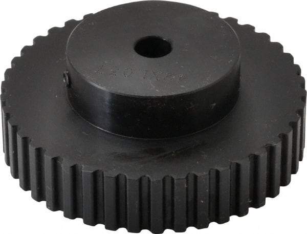 Power Drive - 42 Tooth, 5/16" Inside x 2.654" Outside Diam, Timing Belt Pulley - 1/4, 3/8" Belt Width, 2.674" Pitch Diam, Steel & Cast Iron - Top Tool & Supply