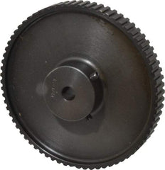 Power Drive - 72 Tooth, 3/8" Inside x 4.564" Outside Diam, Timing Belt Pulley - 1/4, 3/8" Belt Width, 4.584" Pitch Diam, Steel & Cast Iron - Top Tool & Supply