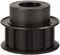 Power Drive - 12 Tooth, 1/2" Inside x 1.402" Outside Diam, Timing Belt Pulley - 1/2" Belt Width, 1.432" Pitch Diam, Steel & Cast Iron - Top Tool & Supply