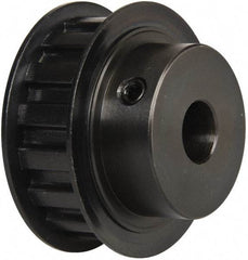 Power Drive - 16 Tooth, 1/2" Inside x 1.88" Outside Diam, Timing Belt Pulley - 1/2" Belt Width, 1.91" Pitch Diam, Steel & Cast Iron - Top Tool & Supply