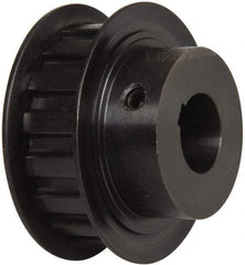 Power Drive - 16 Tooth, 5/8" Inside x 1.88" Outside Diam, Timing Belt Pulley - 1/2" Belt Width, 1.91" Pitch Diam, Steel & Cast Iron - Top Tool & Supply