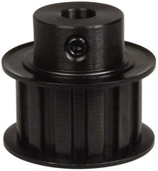 Power Drive - 12 Tooth, 3/8" Inside x 1.402" Outside Diam, Timing Belt Pulley - 3/4" Belt Width, 1.432" Pitch Diam, Steel & Cast Iron - Top Tool & Supply