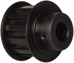 Power Drive - 12 Tooth, 1/2" Inside x 1.402" Outside Diam, Timing Belt Pulley - 3/4" Belt Width, 1.432" Pitch Diam, Steel & Cast Iron - Top Tool & Supply