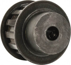 Power Drive - 13 Tooth, 3/8" Inside x 1.522" Outside Diam, Timing Belt Pulley - 3/4" Belt Width, 1.552" Pitch Diam, Steel & Cast Iron - Top Tool & Supply